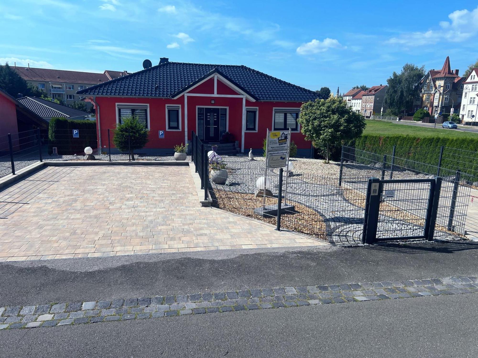 Vila Ferienhaus Luebke, Gartenblick Mühlhausen Exteriér fotografie